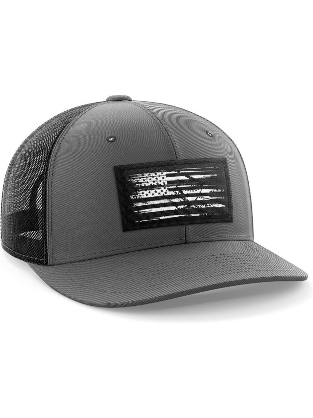 Unisex Tactical White Flag Patch Snapback Hat | Adjustable Military Cap